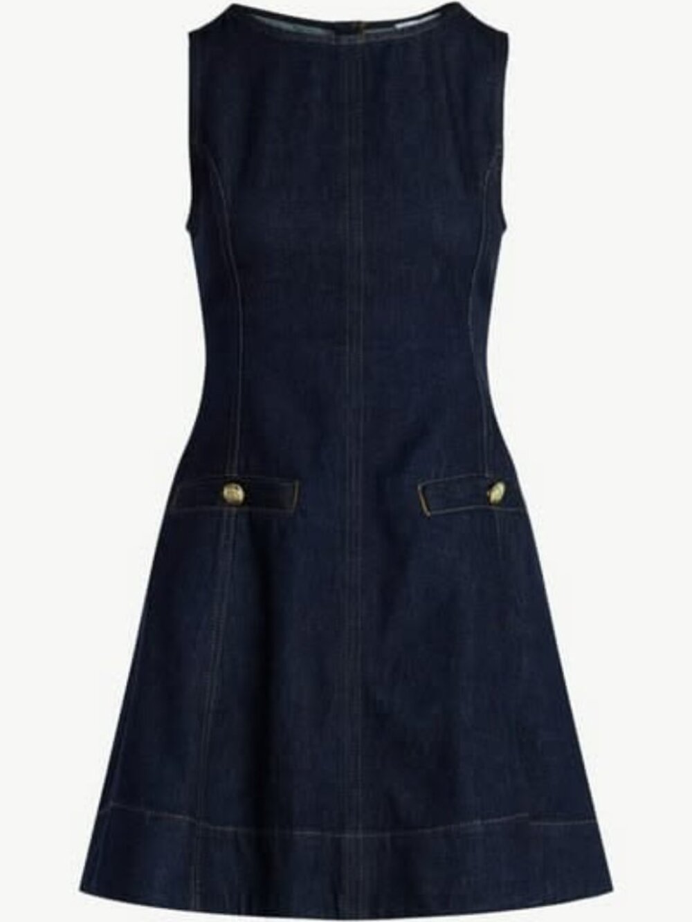 NWT Free Assembly Women's Sls Crw Nk Mini Dress -8 - Picture 4 of 4